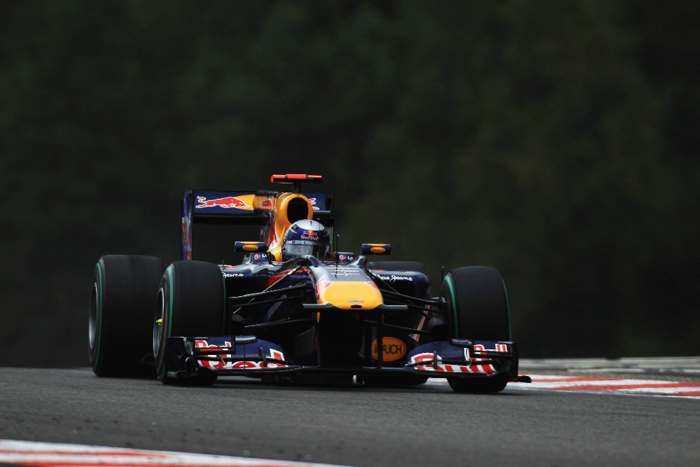 Najlepsze wyścigi o GP Belgii Vettel 2010