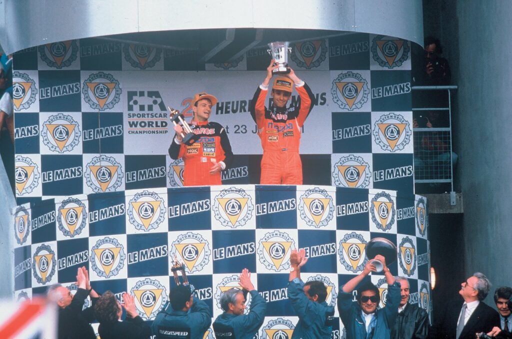 Podium Le Mans 1991