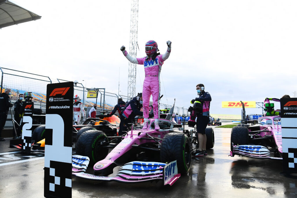 Stroll pole position GP Turcji 2020