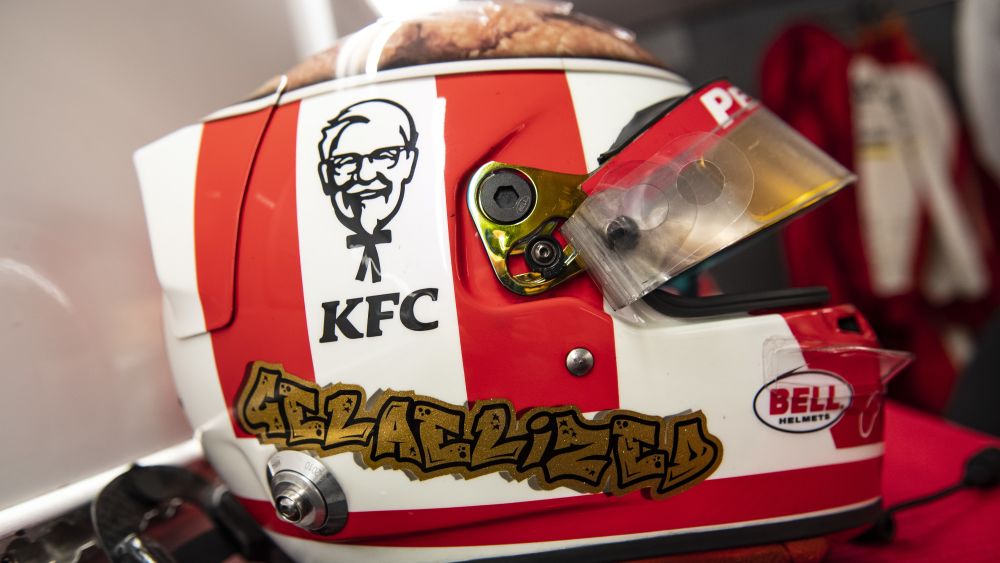 Le Mans, Sean Gelael helmet