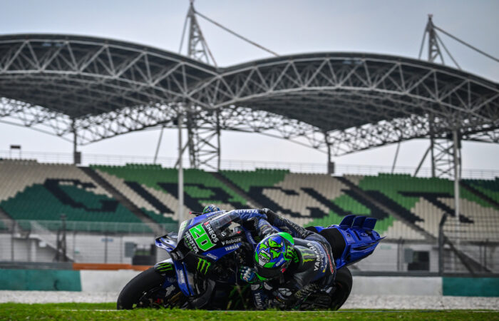 Fabi Quartarari at the Sepang Test on Friday 7th February