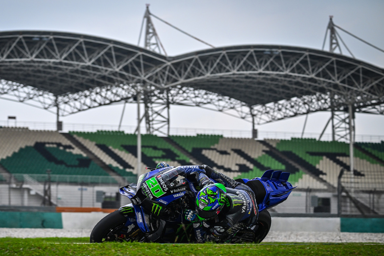 Fabi Quartarari at the Sepang Test on Friday 7th February