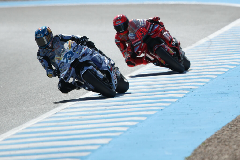 Álex Márquez (#73) oraz Marc Márquez (#93) podczas Grand Prix Hiszpanii