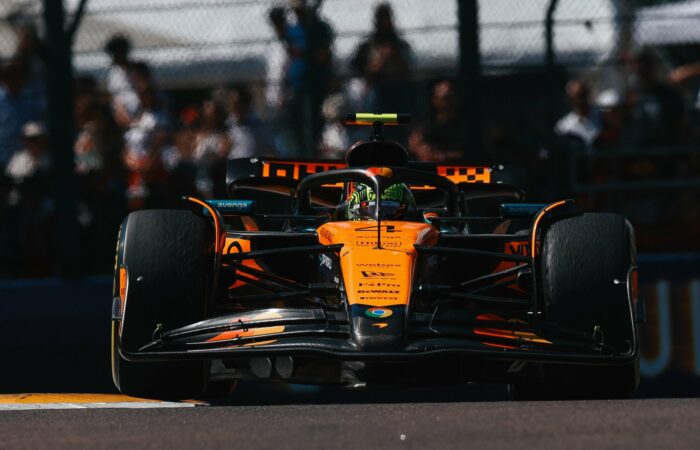 Lando Norris w trakcie GP Emilia-Romania