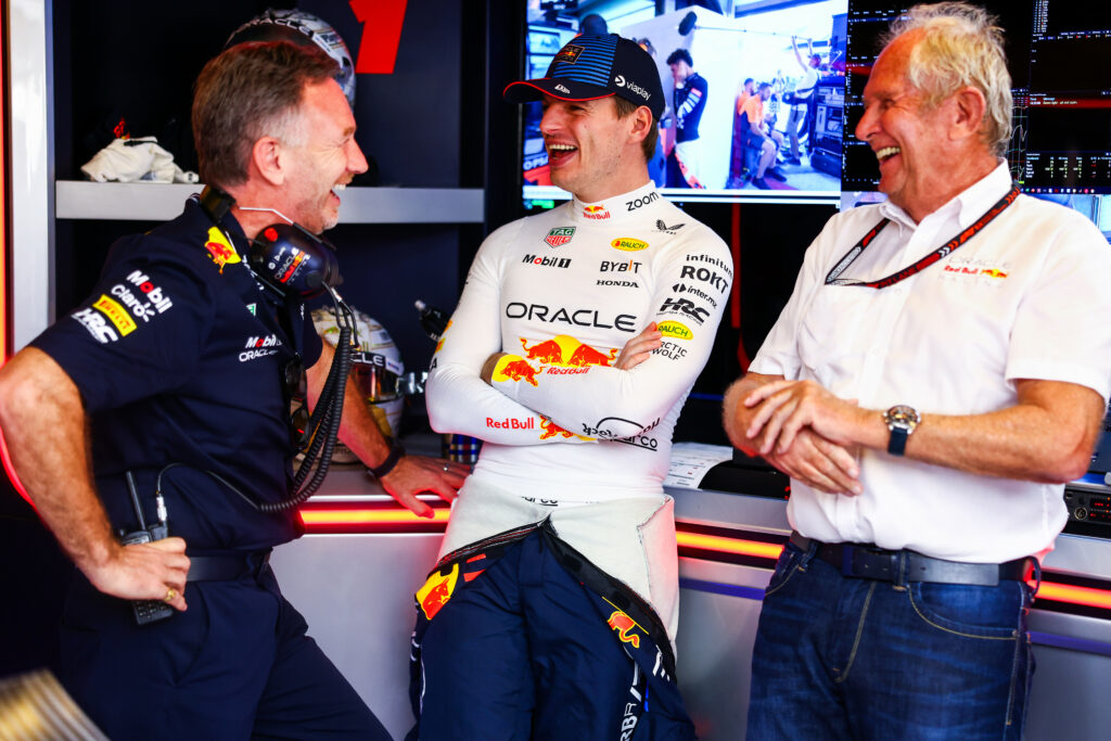 Christian Horner, Max Verstappen i Helmut Marko