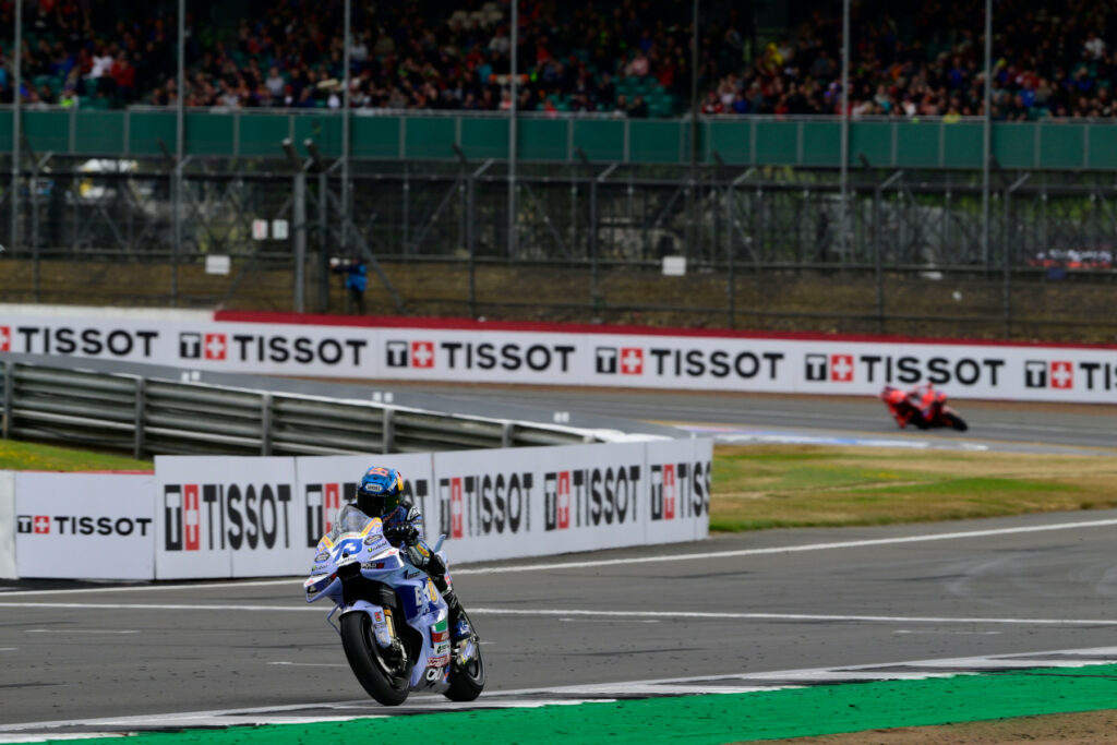 Álex Márquez podczas sprintu przed Grand Prix Wielkiej Brytanii