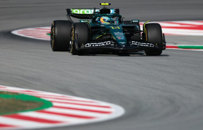 Aston Martin podczas Grand Prix Hiszpanii