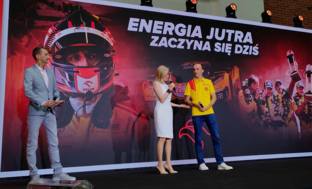 Robert Kubica na panelu konferencji PKN Orlen