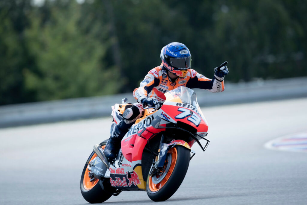 Álex Márquez podczas Grand Prix Czech MotoGP 2020