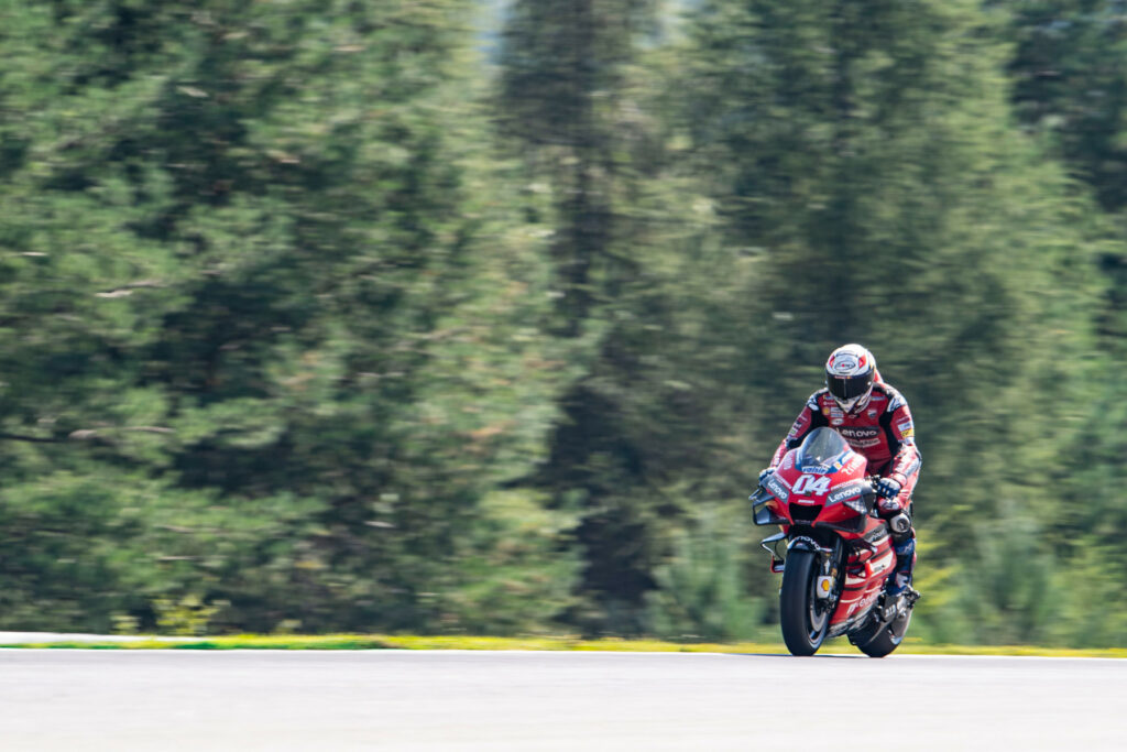Andrea Dovizioso podczas Grand Prix Czech MotoGP 2020