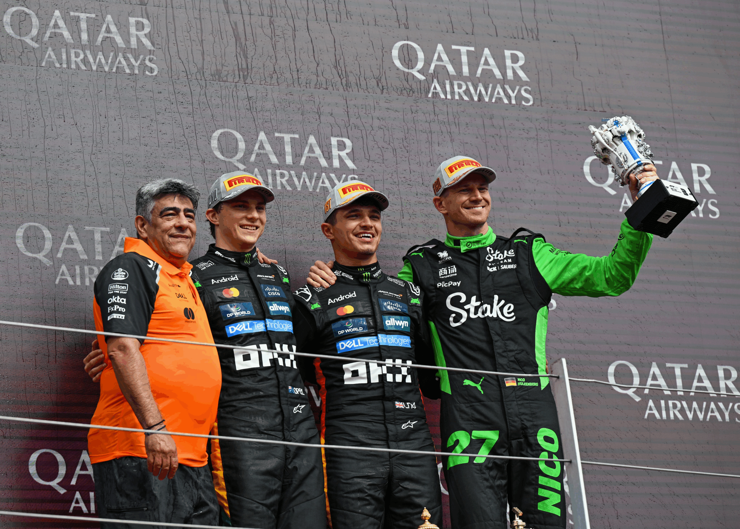 Podium Grand Prix Wielkiej Brytanii 2025