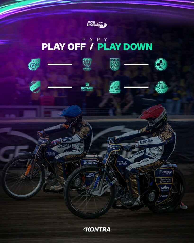 Podsumowanie rundy zasadniczej PGE Ekstraligi 2025, zapowiedź play-off i play-down