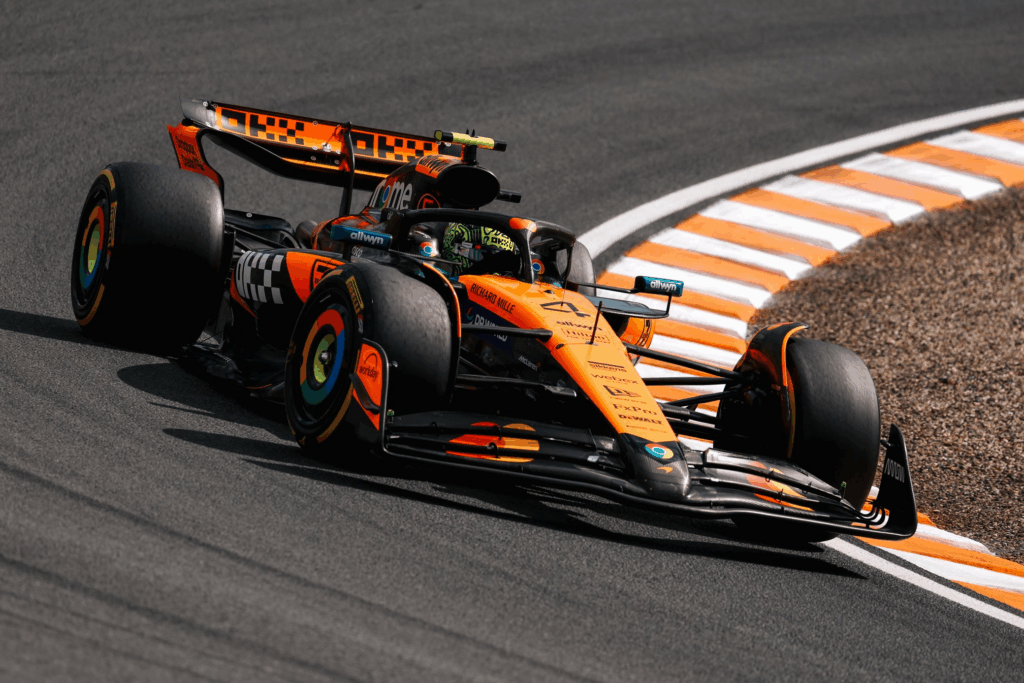 Lando Norris w Grand Prix Holandii.