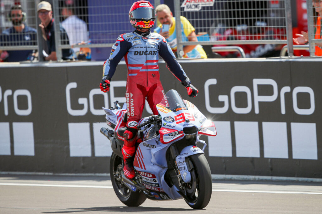 Marc Márquez zwyciężający Grand Prix Aragonii 2024