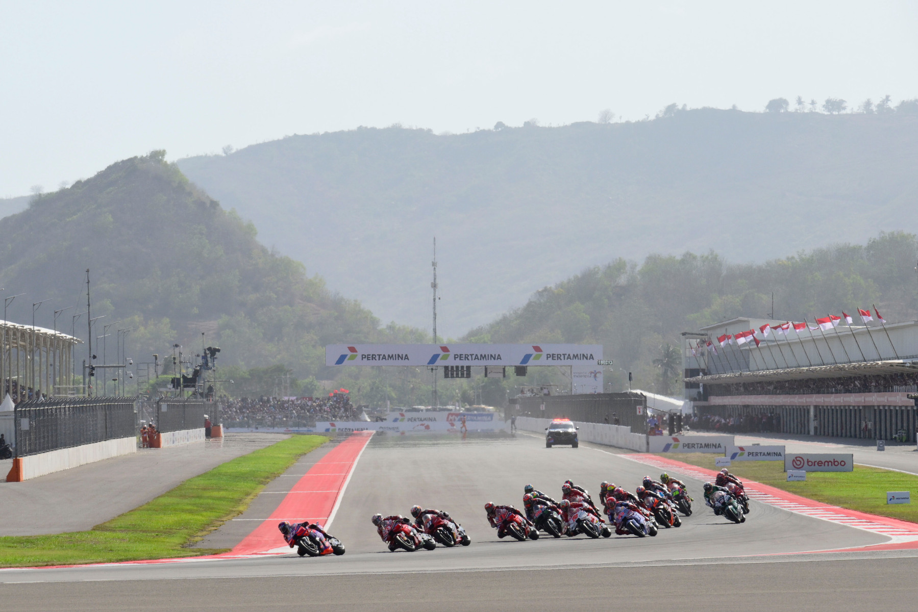 Start do Grand Prix Indonezji MotoGP 2024