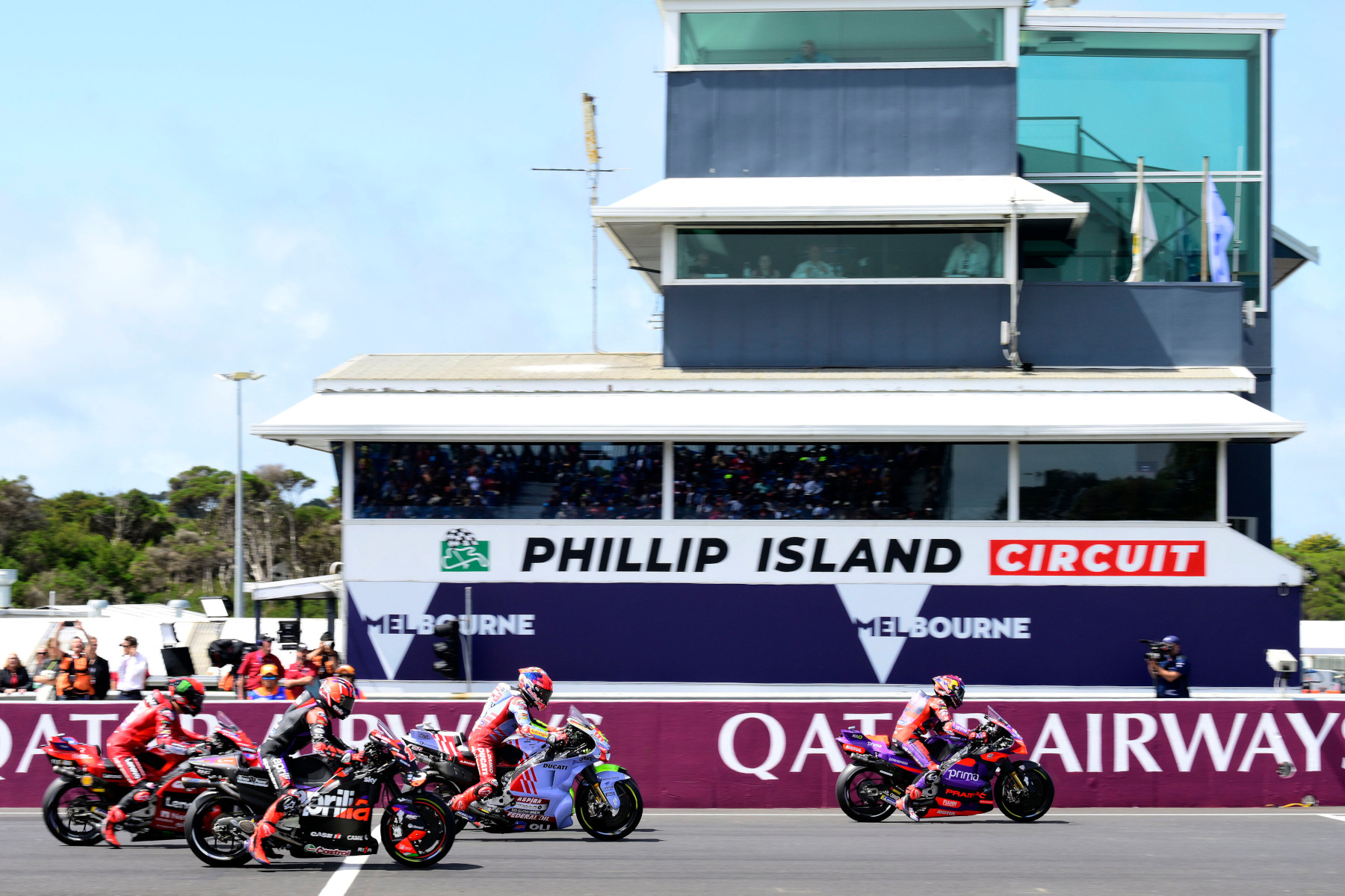 Start do Grand Prix Australii MotoGP 2024