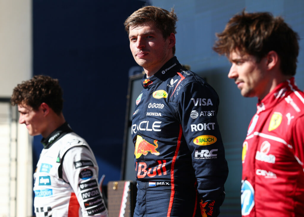 Max Verstappen na podium w Grand Prix USA