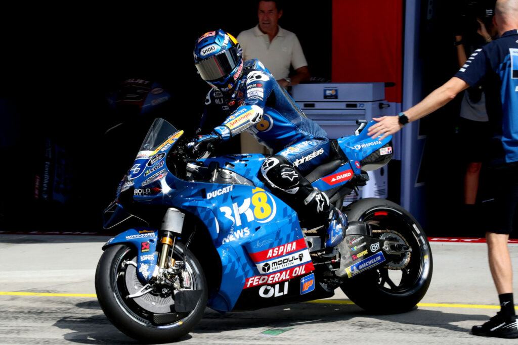 Specjalne barwy zespołu Gresini na niedzielne Grand Prix Malezji