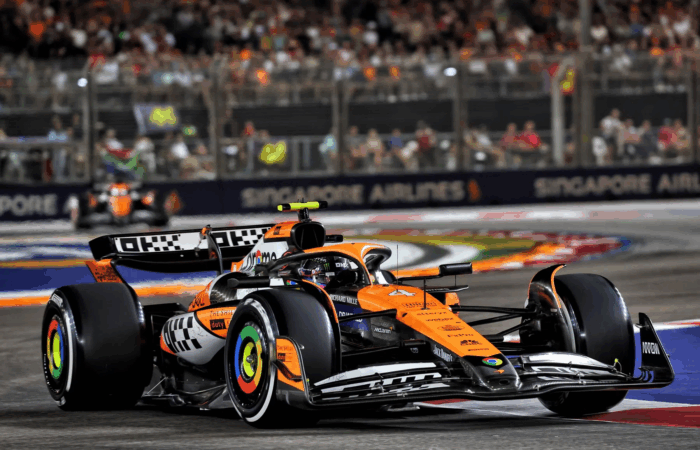 Lando Norris w Grand Prix Singapuru 2024
