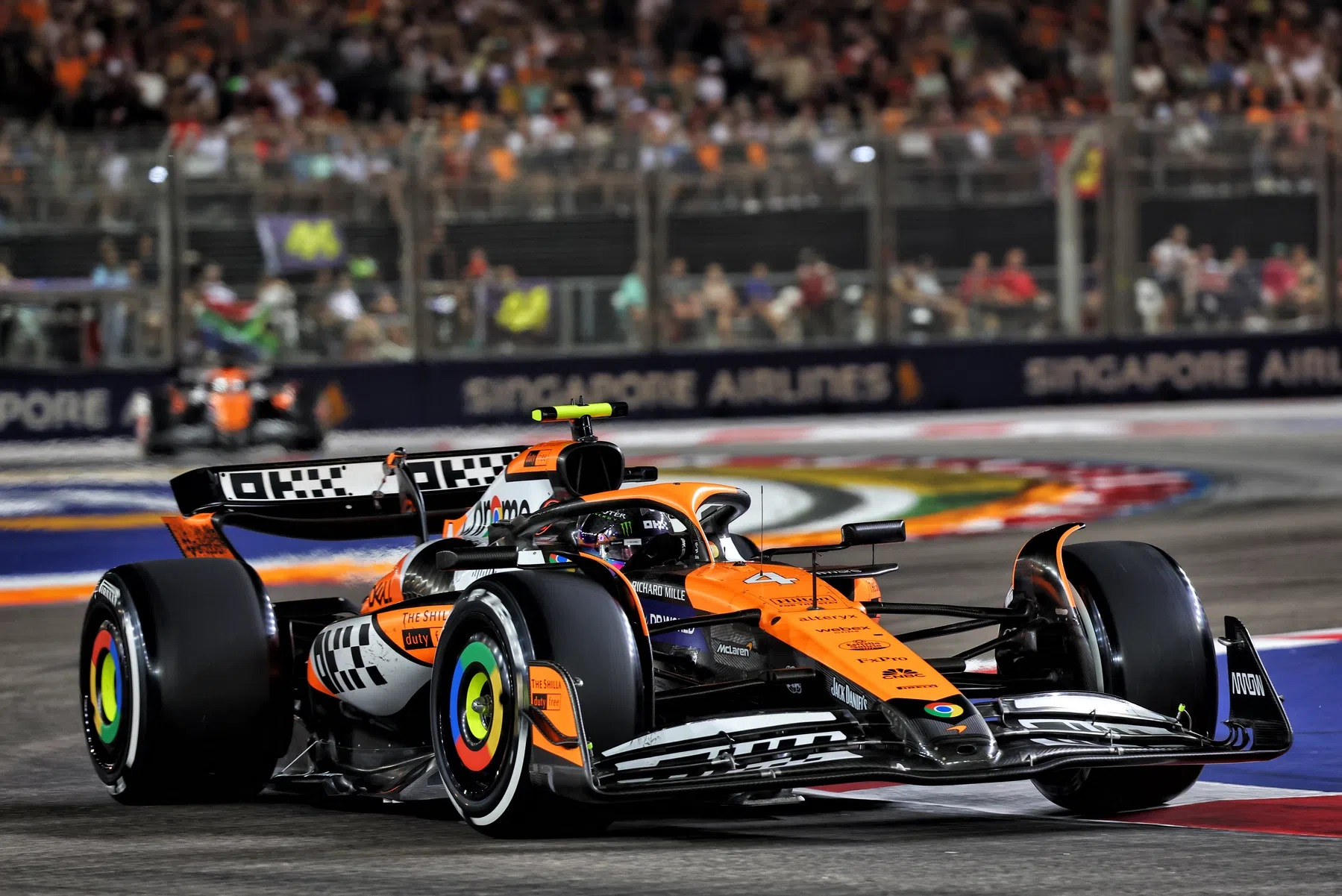 Lando Norris w Grand Prix Singapuru 2024