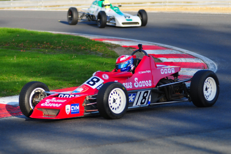 Alex Ribeiro w bolidzie Jesus Saves