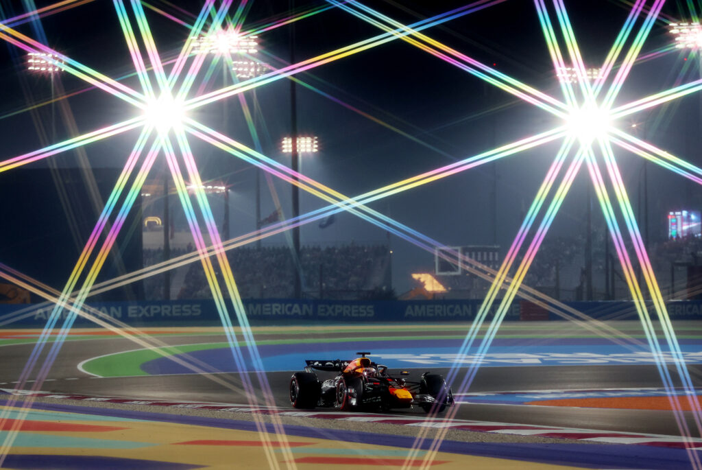 Max Verstappen w Grand Prix Kataru. 
