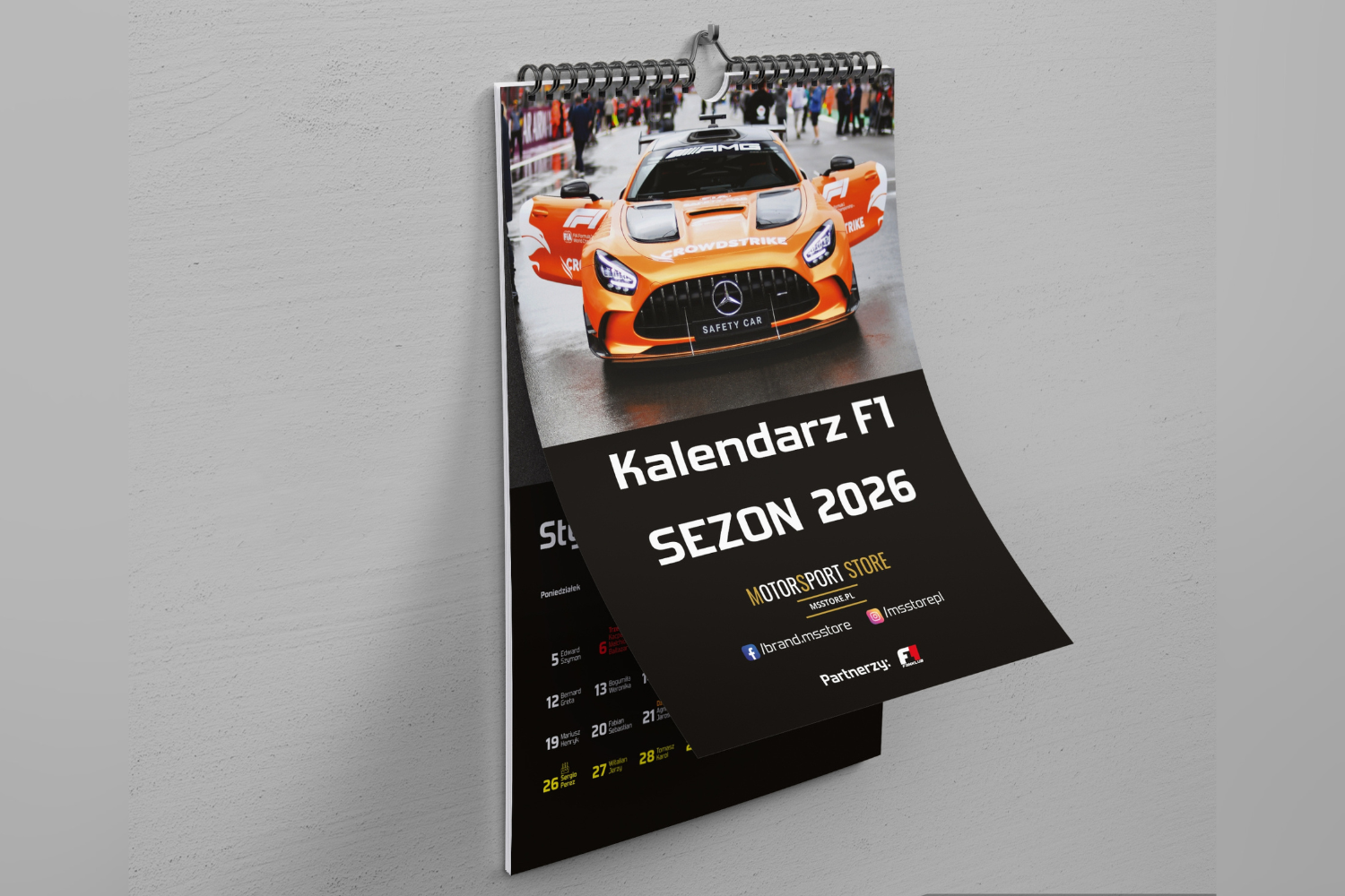 Kalendarz F1 2026 MSStore