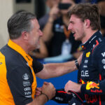 Zak Brawn i Max Verstappen w Abu Zabi