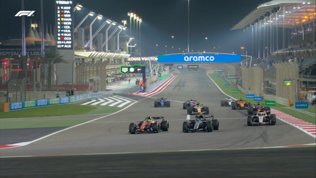 Testy F1 – Próbny start wyścigu.
