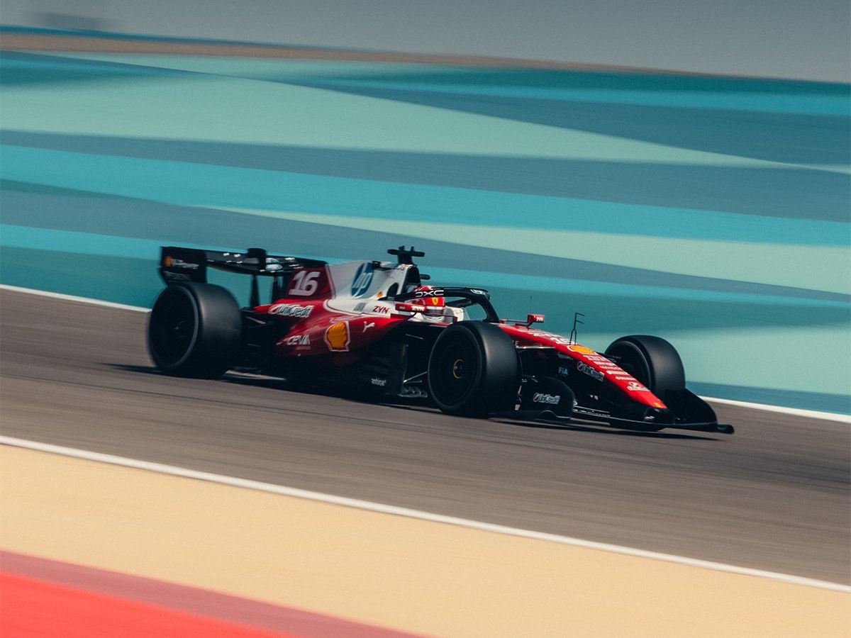 Charles Leclerc na testach w Bahrajnie.
Formuła 1