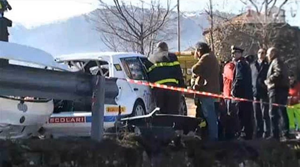 Auto Roberta Kubicy po wypadku.
