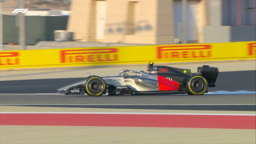 Testy F1 – Gabriel Bortoleto na torze w Bahrajnie.
