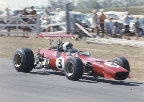 Chris Amon, zwycięzca 1969 Tasman Series. 