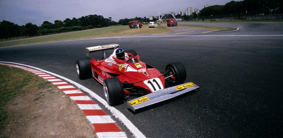 
Carlos Reutemann za kierownicą bolidu Ferrari podczas Grand Prix Argentyny 1978