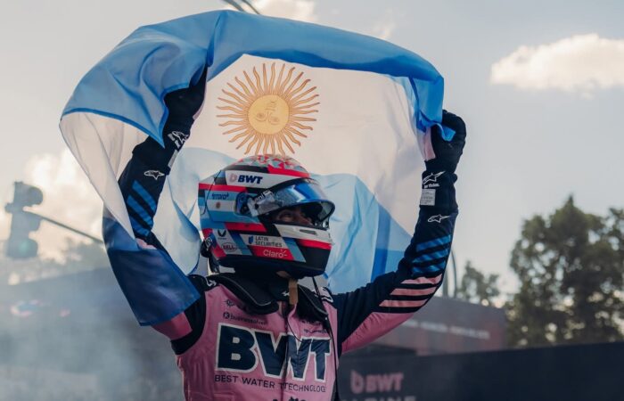Franco Colapinto podczas pokazu w Buenos Aires