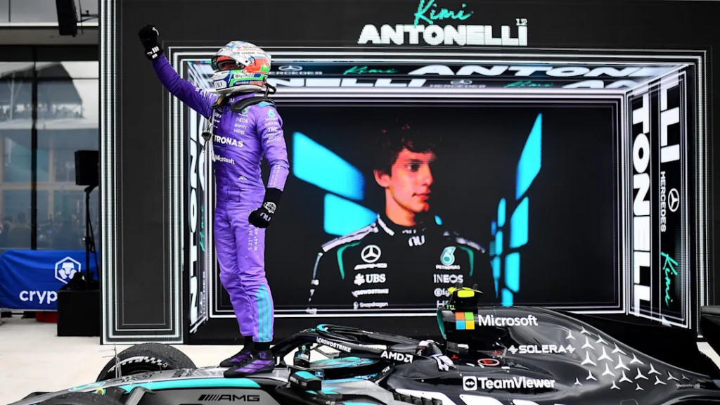 Andrea Kimi Antonelli po Grand Prix Miami 2026.

