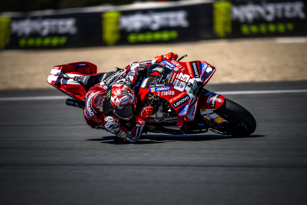 Francesco Bagnaia podczas Grand Prix Czech