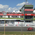 Marc Márquez na prostej startowej Automotodromu Brno