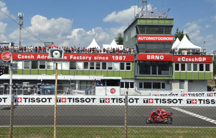 Marc Márquez na prostej startowej Automotodromu Brno