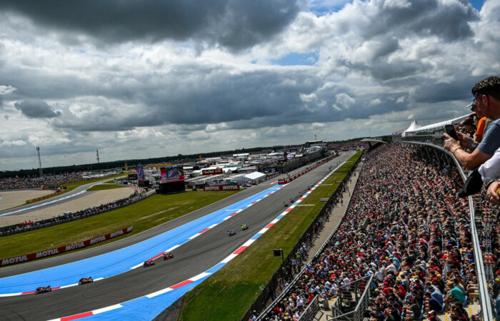 Widok na arenę zmagań o Grand Prix Holandii MotoGP