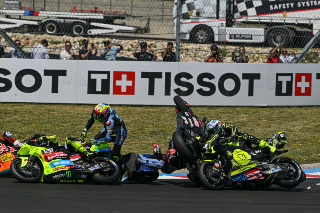 Jorge Martín spowodował zamieszanie na starcie do Grand Prix Węgier