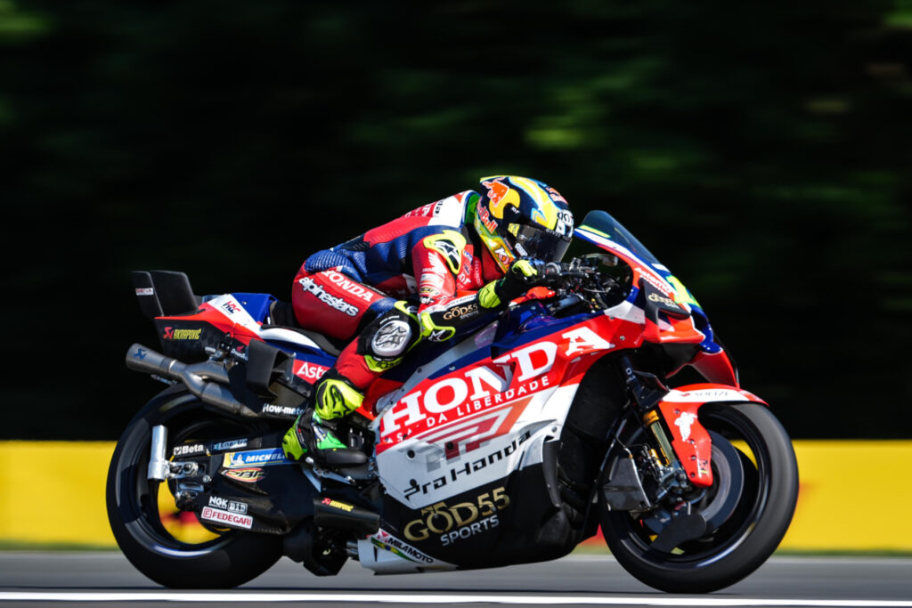 Diogo Moreira podczas Grand Prix Czech