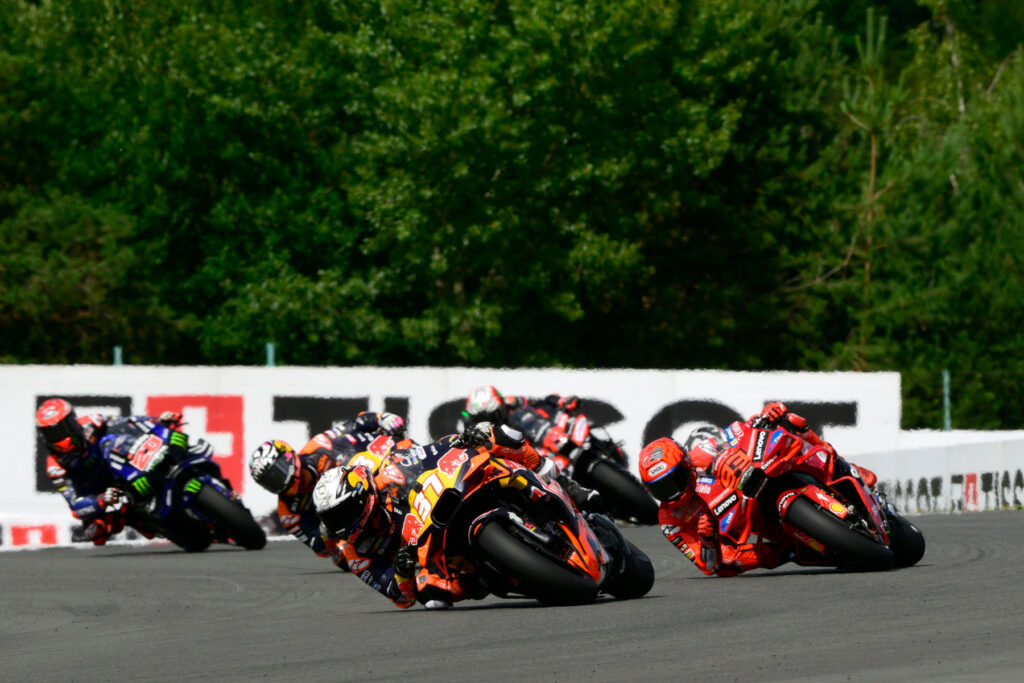Pedro Acosta podczas Grand Prix Czech MotoGP 2025