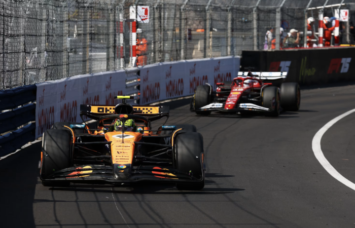GP Monako 2025 - Lando Norris i Charles Leclerc