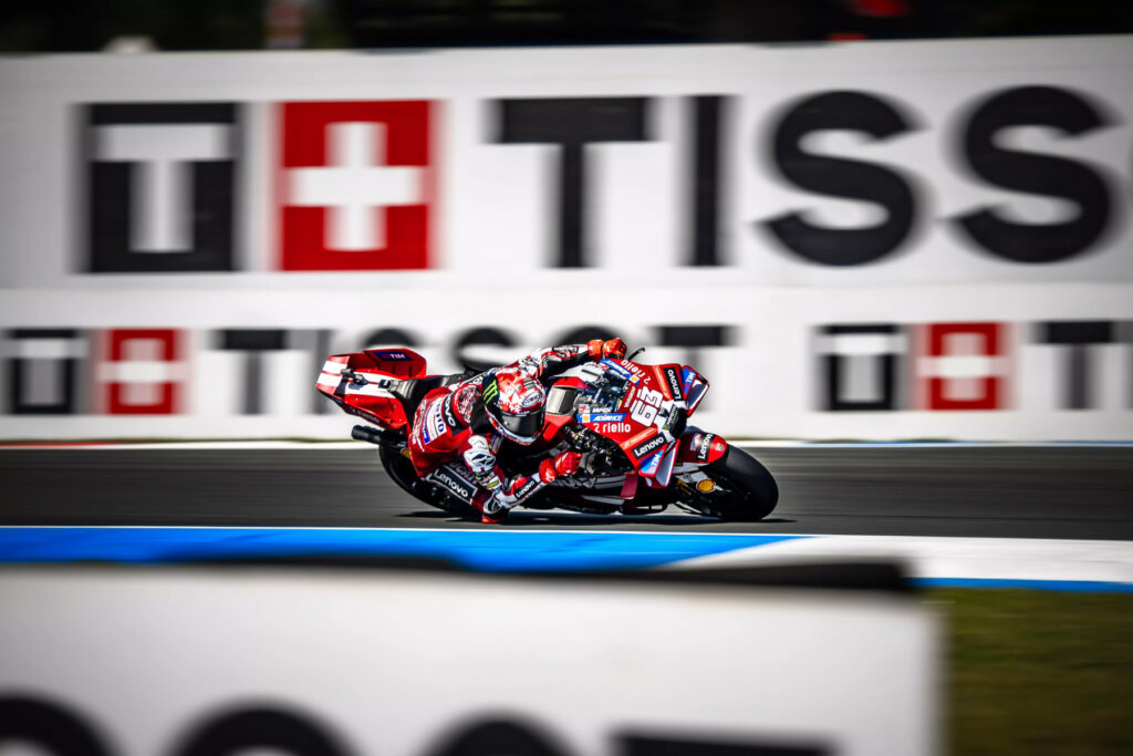 Francesco Bagnaia podczas Grand Prix Holandii