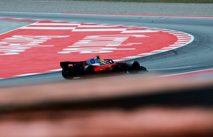 Lewis Hamilton w Grand Prix Barcelony-Katalonii