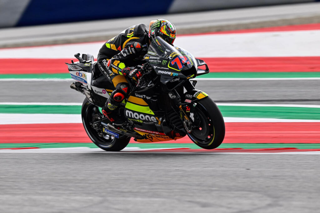 Marco Bezzecchi podczas Grand Prix Austrii 2023