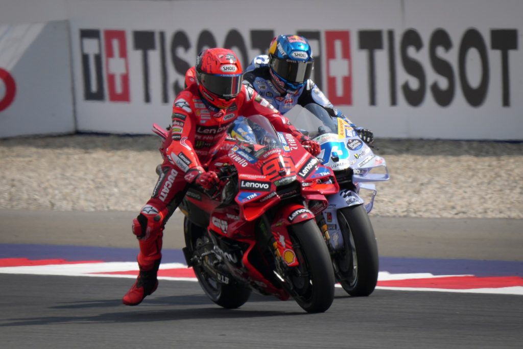 Bracia Márquezowie podczas Grand Prix Austrii MotoGP 2025