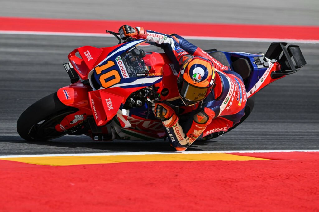 Luca Marini w barwach fabrycznej ekipy Hondy