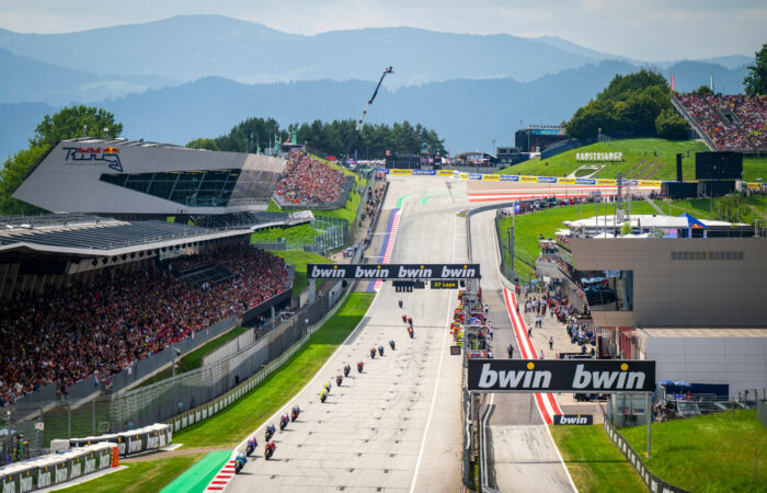 Końcówka pierwszego okrążenia Grand Prix Austrii MotoGP 2025